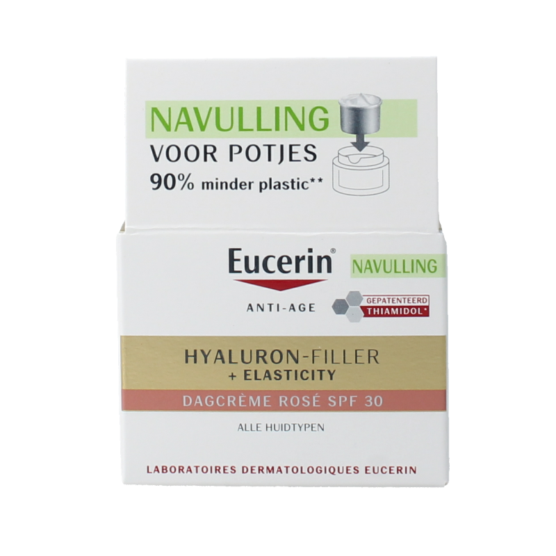 Eucerin Hyaluron-filler + elasticity dagcreme SPF30 navul 50 Milliliter