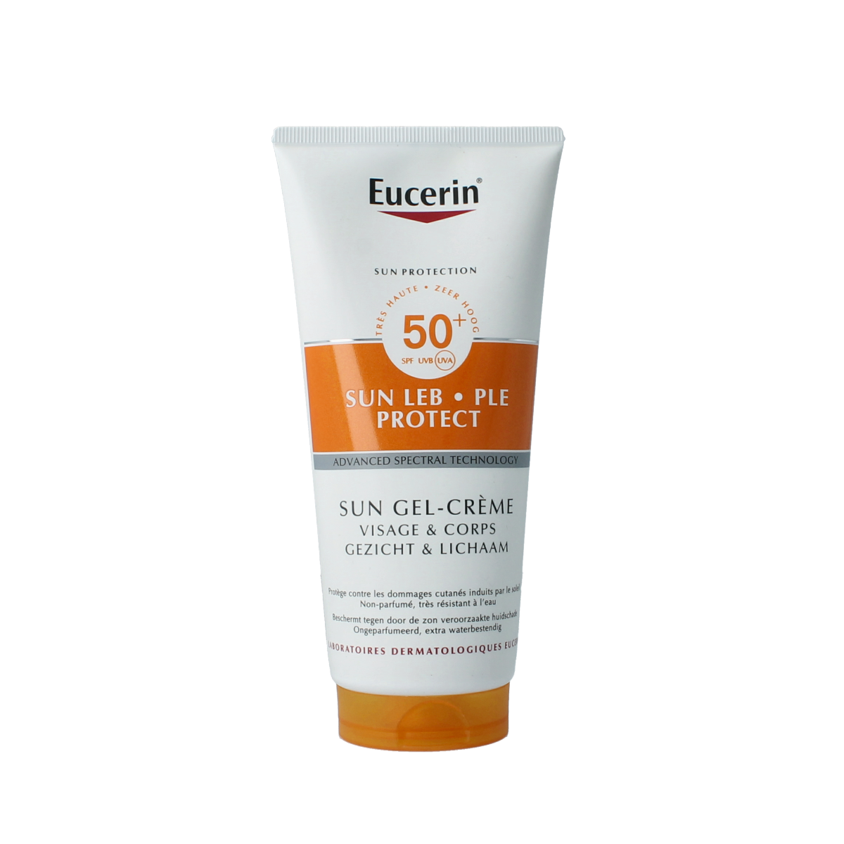 Eucerin Sun PLE protect gel creme gez en lichaam SPF50+ 200.00 Milliliter