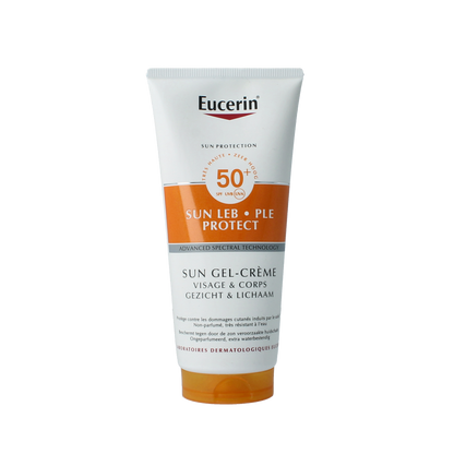 Eucerin Sun PLE protect gel creme gez en lichaam SPF50+ 200.00 Milliliter
