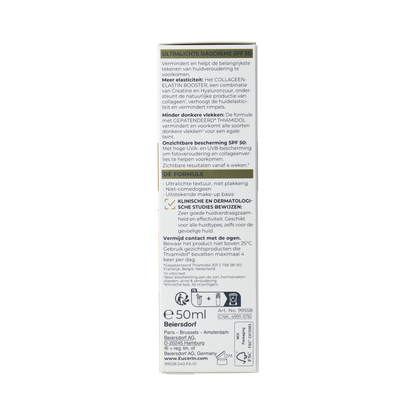 Eucerin Hyaluron Filler + Elast Ultral dagcreme SPF50 50.00 Milliliter