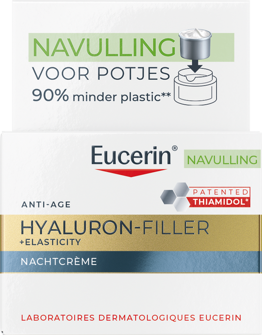 Eucerin Hyaluron-Filler + Elasticity Nachtcrème navulling 50.00 Milliliter