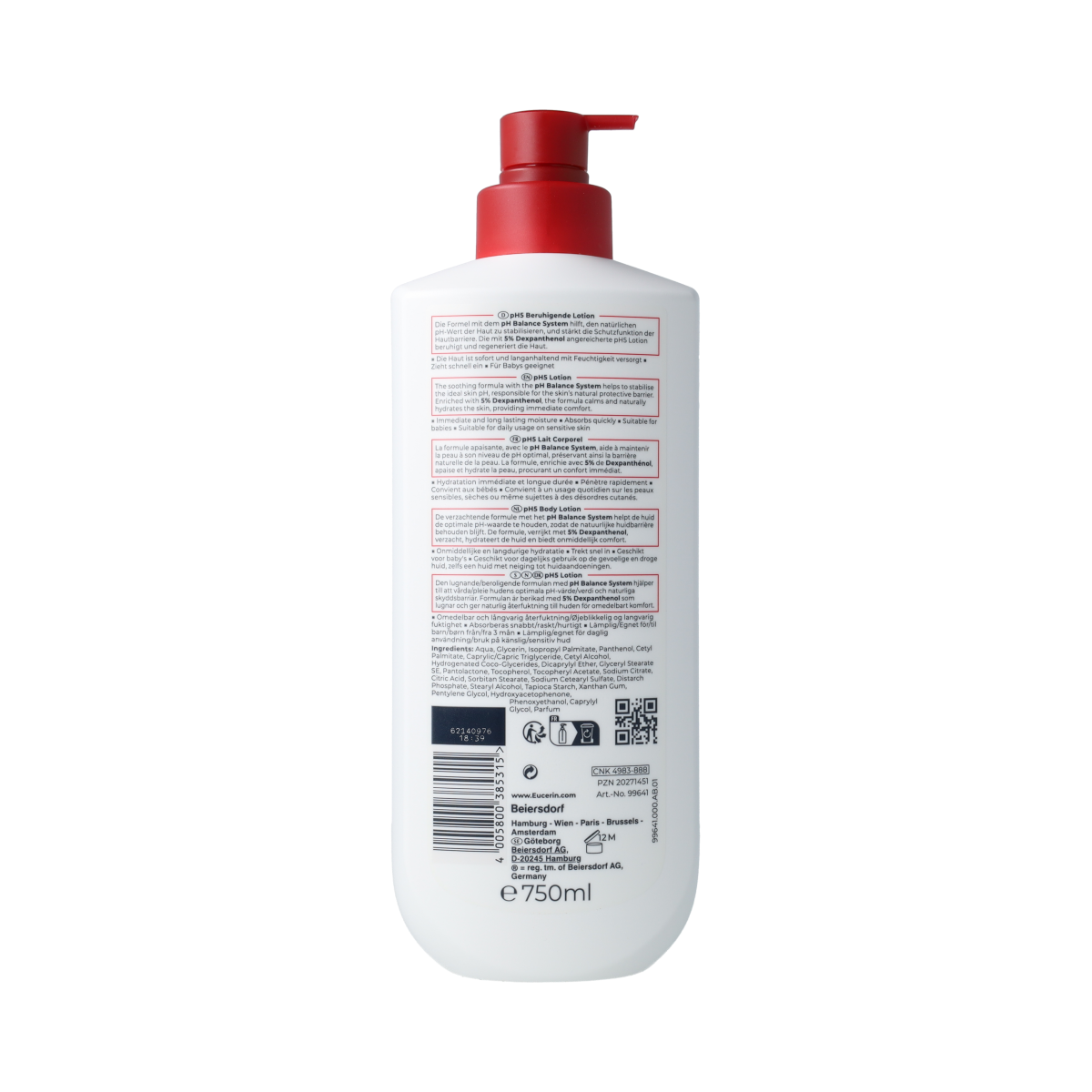 Eucerin pH5 Bodylotion 750.00 Milliliter