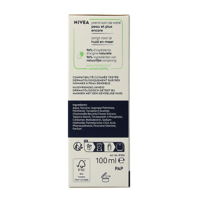 Nivea Men aftershave balsem herstellend 100 Milliliter