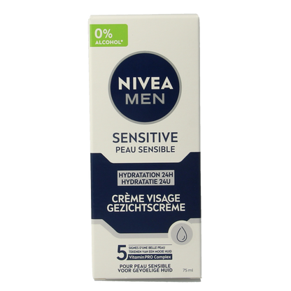 Nivea Men gezichtscreme sensitive 75.00 Milliliter