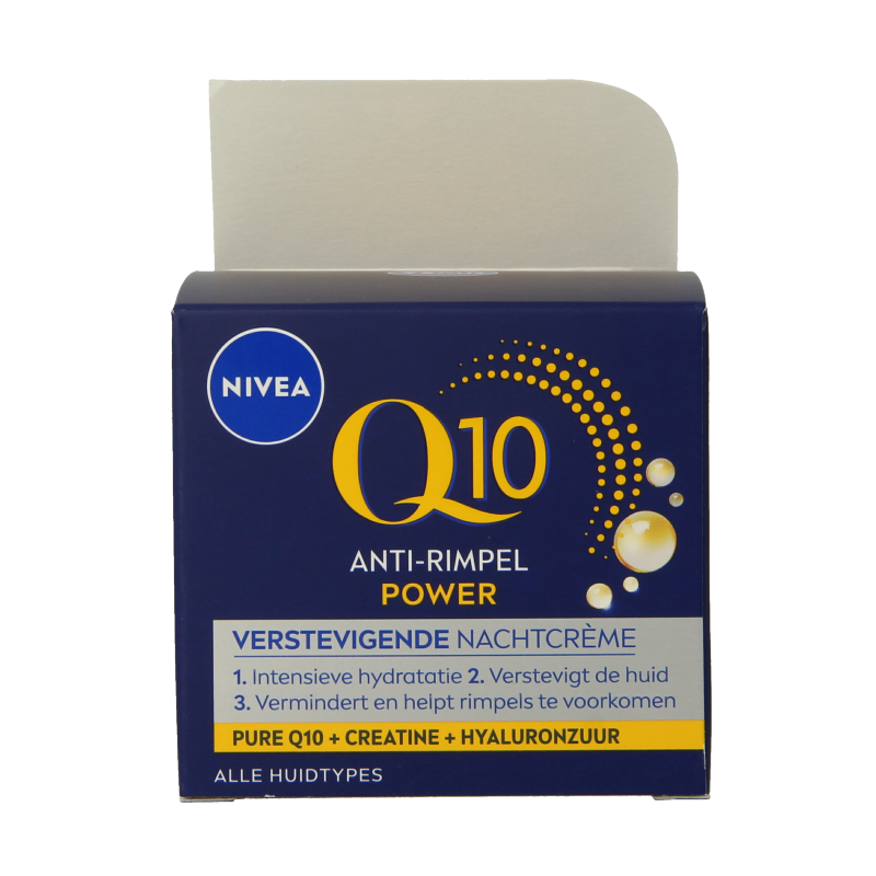 Nivea Visage anti-rimpel nachtcreme Q10+ 50 Milliliter