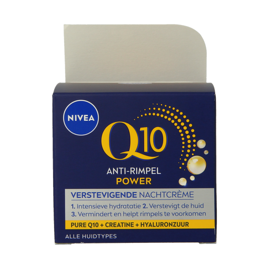 Nivea Visage anti-rimpel nachtcreme Q10+ 50 Milliliter