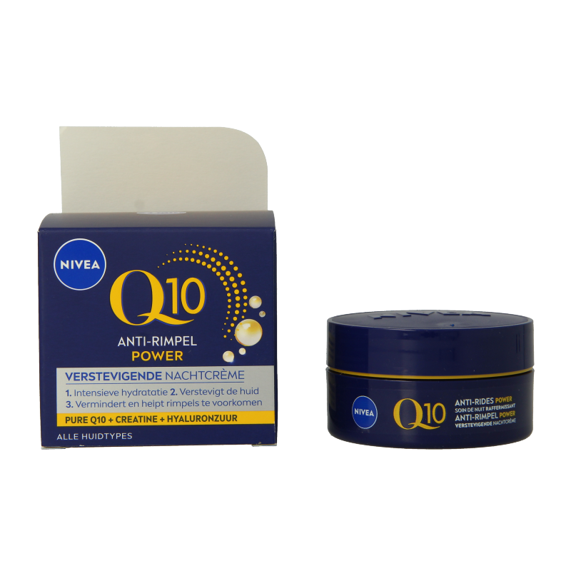 Nivea Visage anti-rimpel nachtcreme Q10+ 50 Milliliter