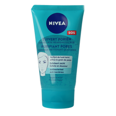 Nivea SOS zuivert porien dagelijkse reinigingsscrub 150.00 Milliliter