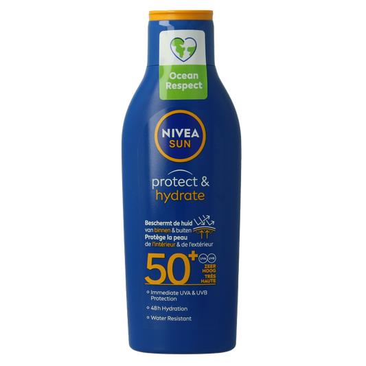 Nivea Sun protect & hydrate zonnemelk SPF50 200 Milliliter