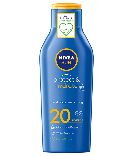Nivea Sun protect & hydrate zonnemelk SPF20 400.00 Milliliter