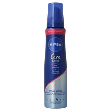 Nivea Care & hold styling mousse extra strong 150 Milliliter