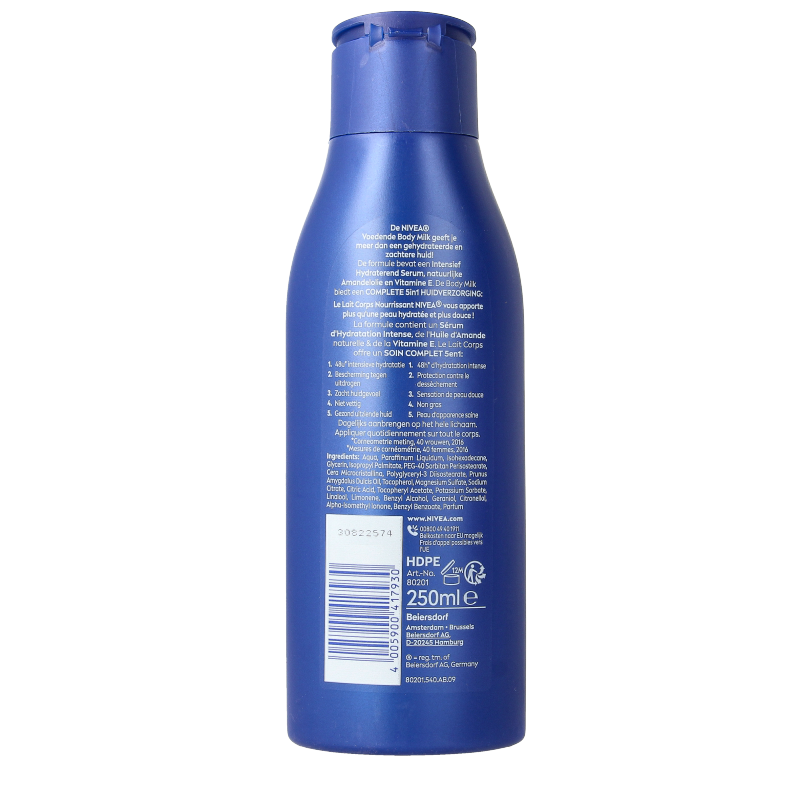 Nivea Body milk verzorgend  250 Milliliter