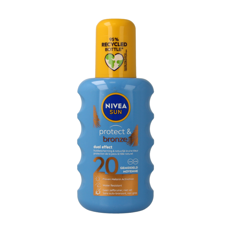 Nivea Sun protect & bronze zonnespray SPF20 200 Milliliter