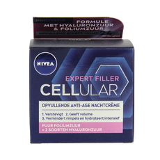 Nivea Cellular expert filler anti-age nachtcreme 50 Milliliter