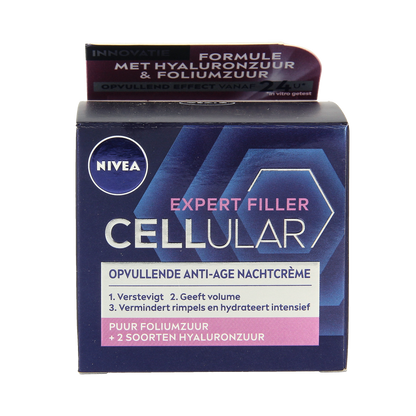 Nivea Cellular expert filler anti-age nachtcreme 50.00 Milliliter