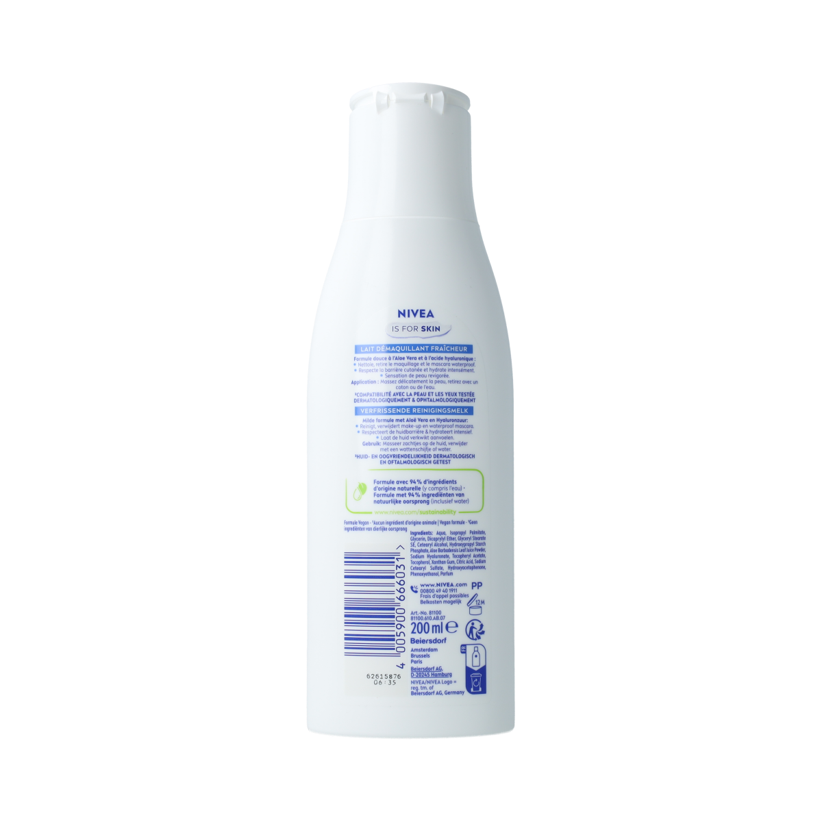 Nivea Essentials reinigingsmelk verfrissend 200.00 Milliliter