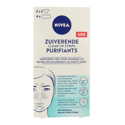 Nivea Visage clearup strips 6.00 Stuks