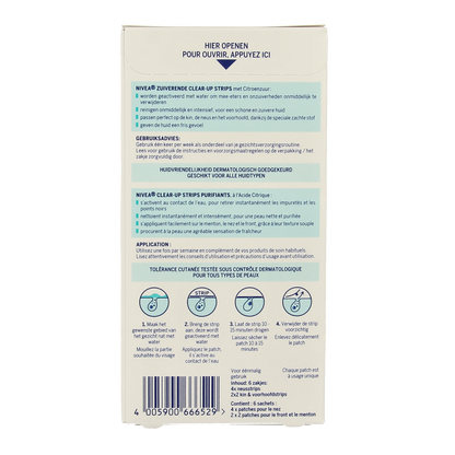 Nivea Visage clearup strips 6.00 Stuks