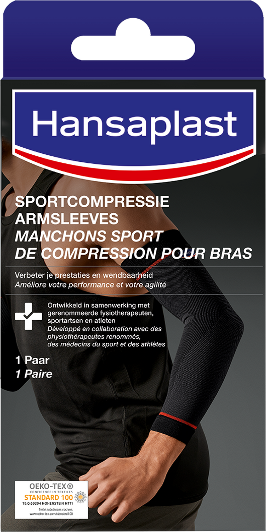 Hansaplast Sportcompressie armsleeves  1 Paar