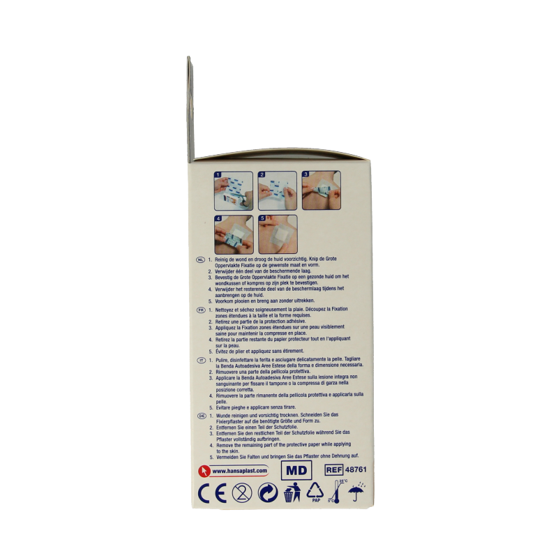 Hansaplast Grote oppervlakte 1m x 10cm 1 Stuks