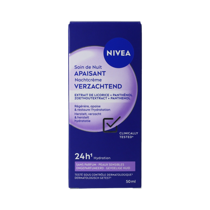 Nivea Nachtcème verzachtend 50.00 Milliliter