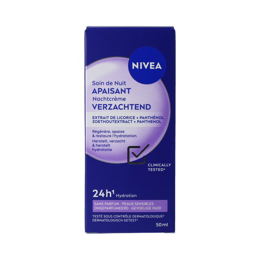 Nivea Nachtcème verzachtend 50.00 Milliliter