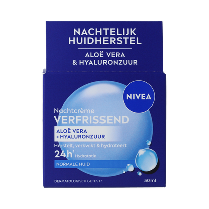 Nivea Essentials nachtcreme normale/gemengde huid 50.00 Milliliter