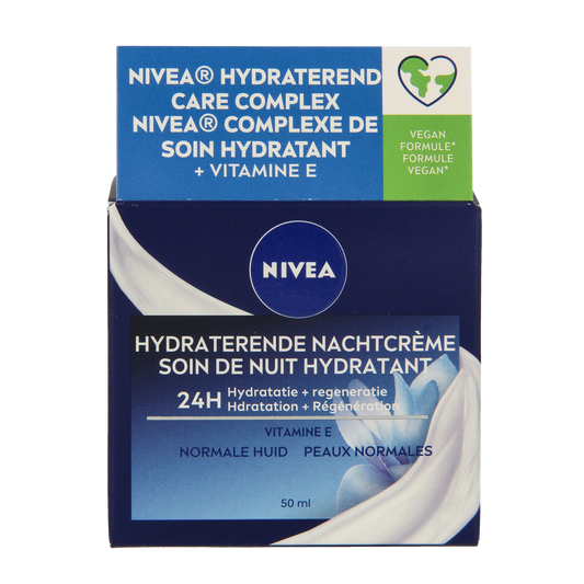 Nivea Essentials nachtcreme normale/gemengde huid 50.00 Milliliter