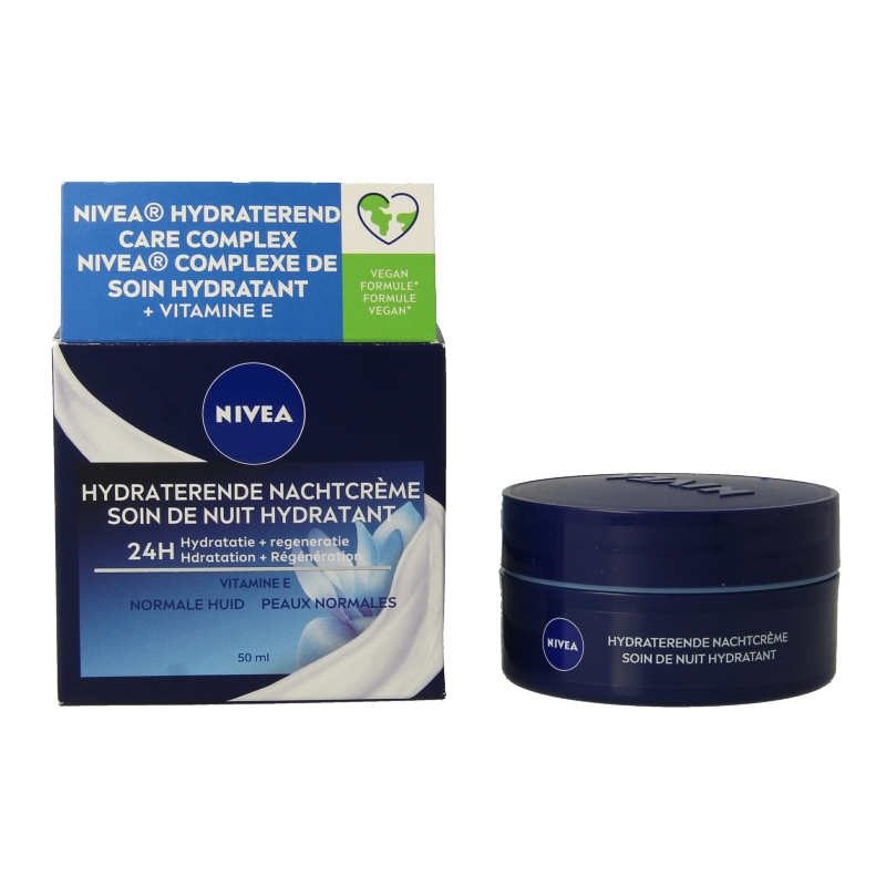 Nivea Essentials nachtcreme normale/gemengde huid 50 Milliliter