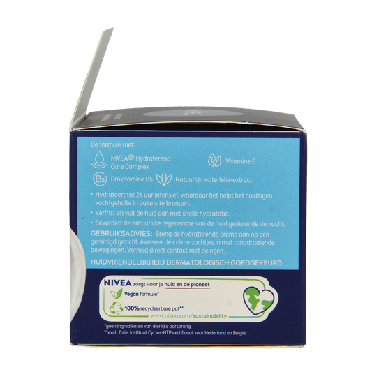 Nivea Essentials nachtcreme normale/gemengde huid 50.00 Milliliter