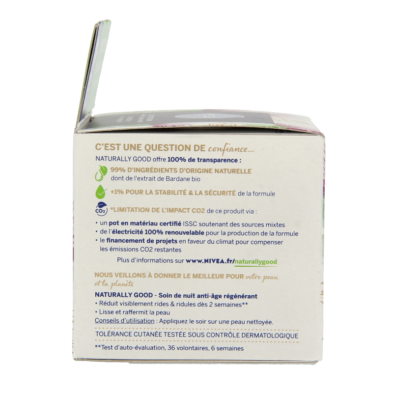 Nivea Naturally good nachtcreme anti-age  50 Milliliter