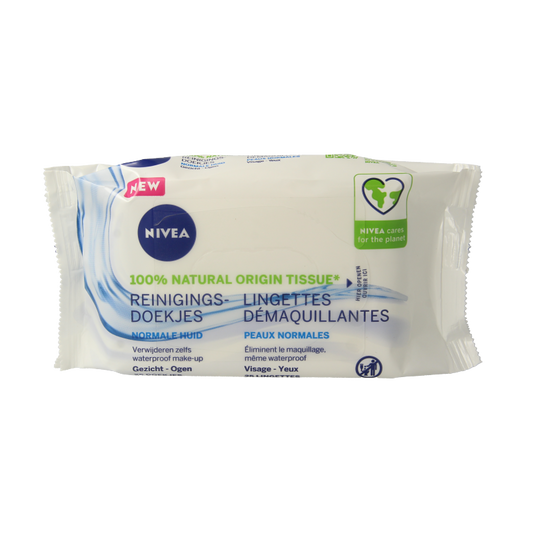 Nivea Verfrissende doekjes normale/gemengde huid 25 Stuks