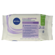 Nivea Sensitive reinigingsdoekjes 25.00 Stuks