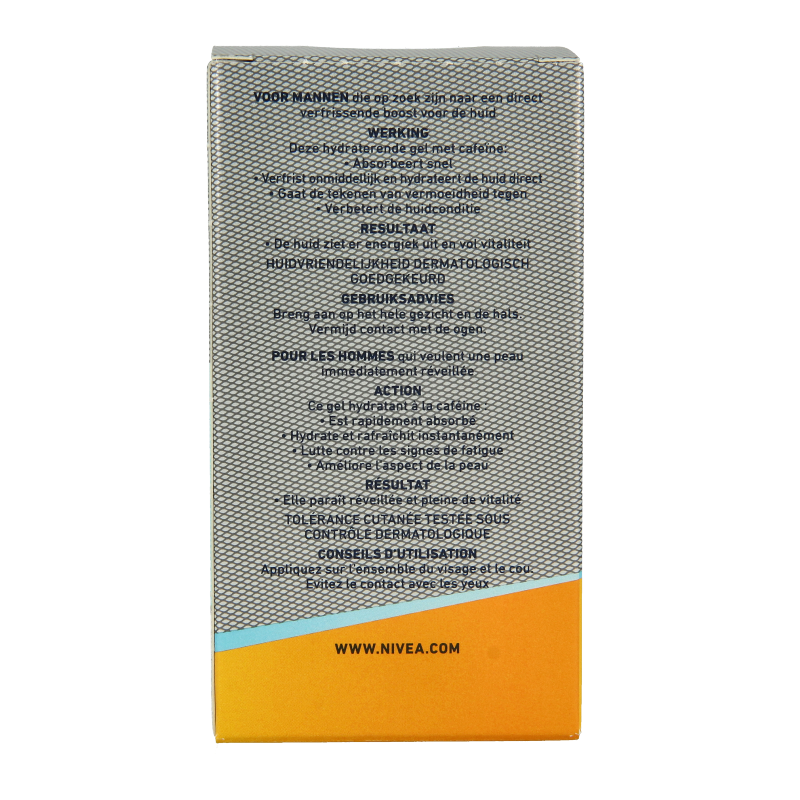 Nivea Men active energy gezichtsgel fresh look 50 Milliliter