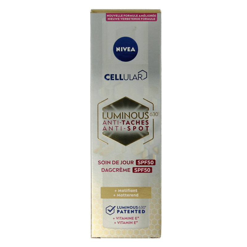 Nivea Cellular luminous anti-pigment fluid cream SPF50  40 Milliliter