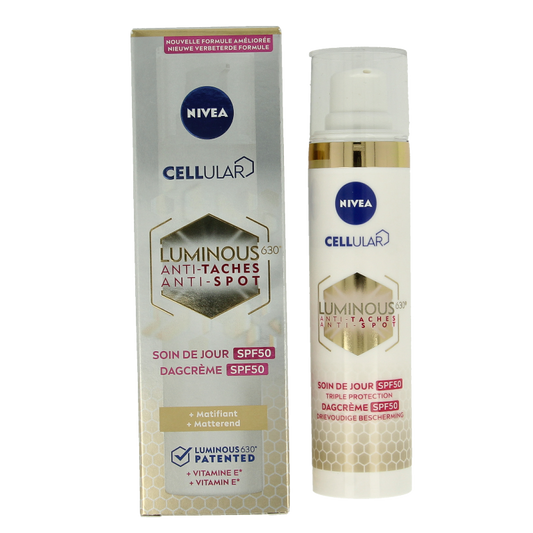 Nivea Cellular luminous anti-pigment fluid cream SPF50  40 Milliliter