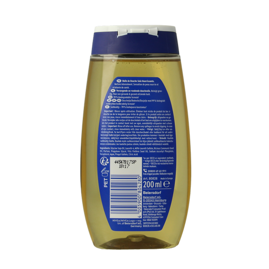 Nivea Natural douche olie verzorgend 200 Milliliter