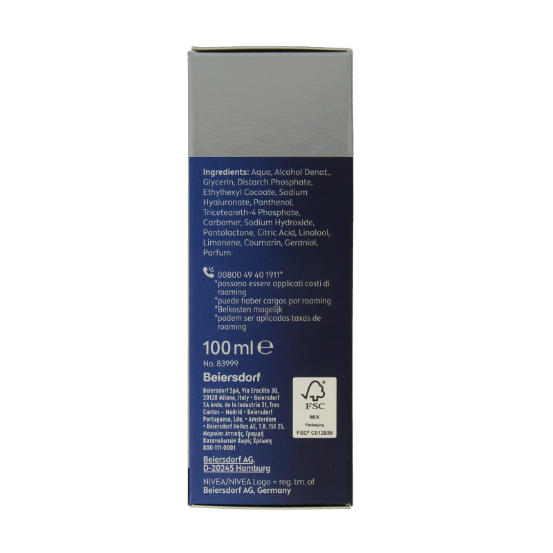 Nivea Men anti-age hyaluron aftershave balsem 100 Milliliter