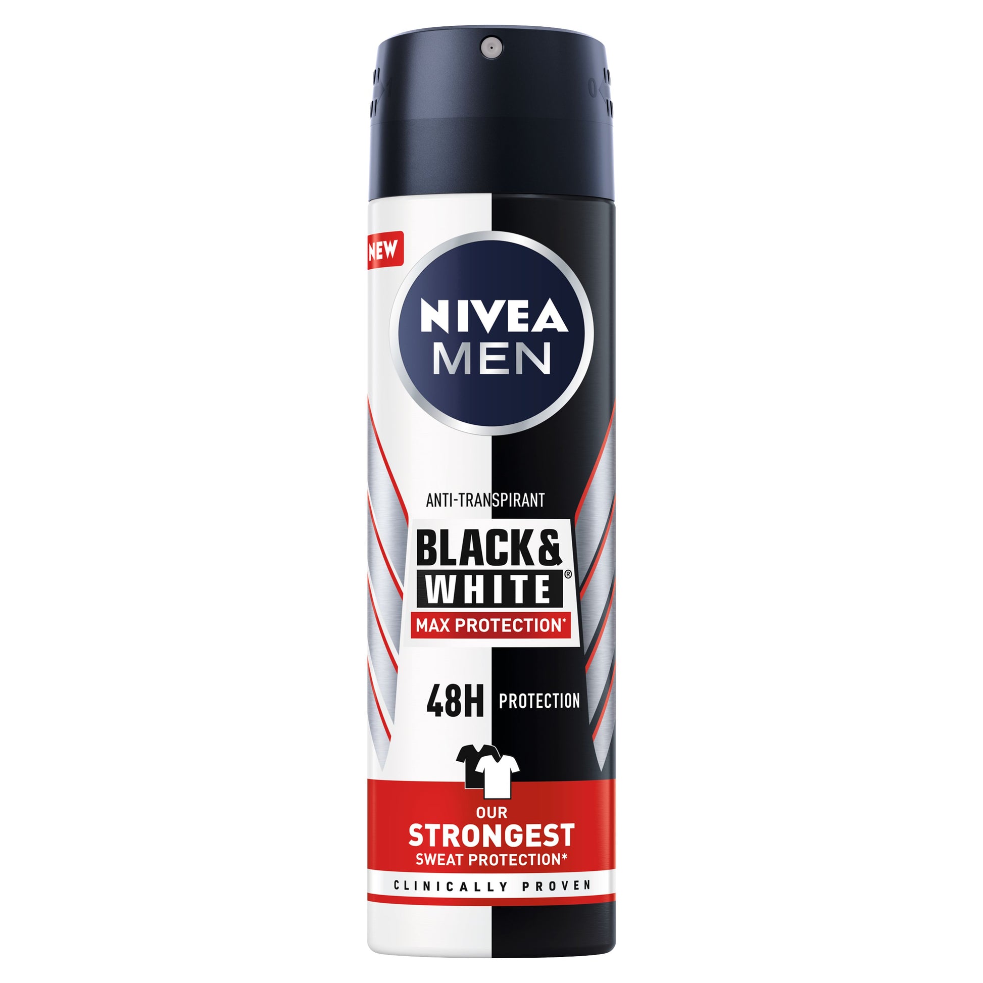 Nivea Men deodorant spray black & white max protection  150 Milliliter