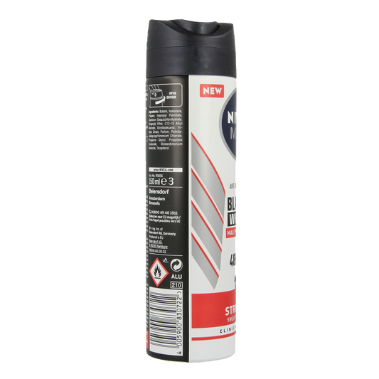Nivea Men deodorant spray black & white max protection  150 Milliliter