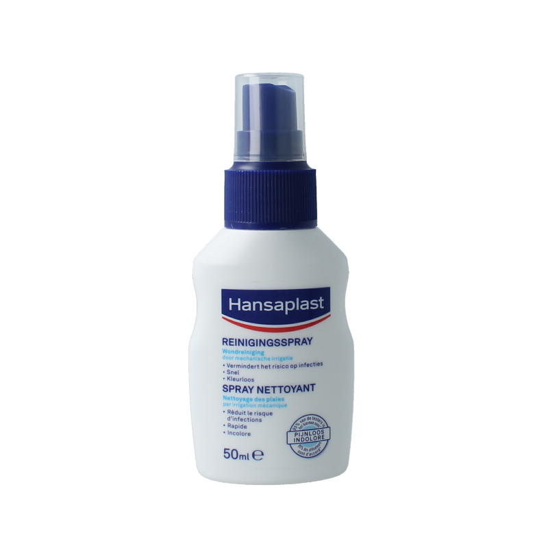 Hansaplast Hansaplast reinigingsspray 50 Milliliter