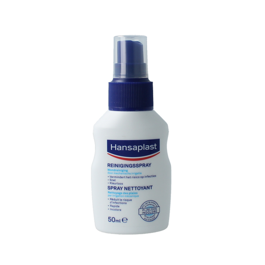 Hansaplast Hansaplast reinigingsspray 50 Milliliter