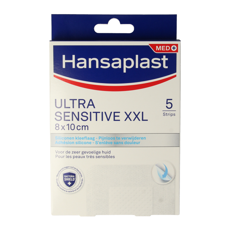 Hansaplast Pleister ultra sensitive XXL 5 Stuks
