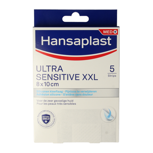 Hansaplast Pleister ultra sensitive XXL 5 Stuks