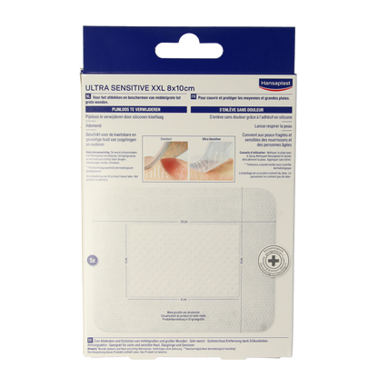 Hansaplast Pleister ultra sensitive XXL 5 Stuks