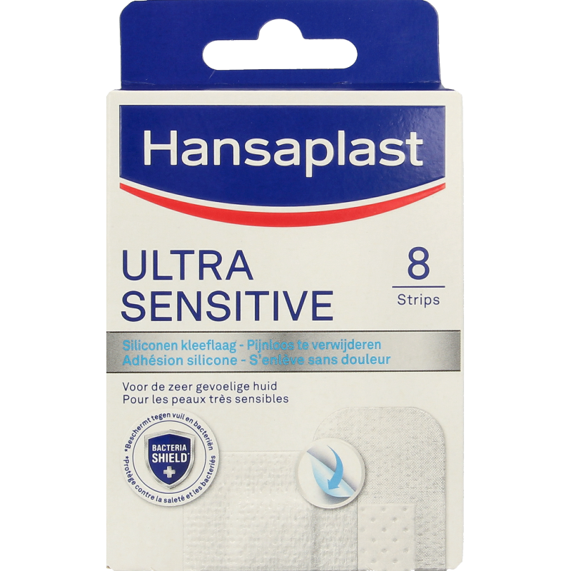 Hansaplast Pleisters ultra sensitive 8 Stuks