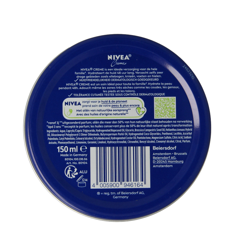 Nivea Nivea creme 150 Milliliter