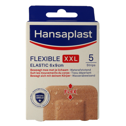 Hansaplast Flexible XXL 6 x 9cm 5.00 Stuks