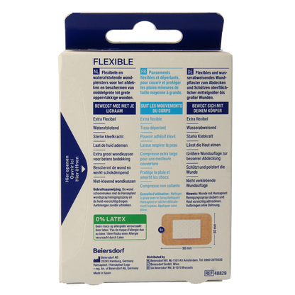 Hansaplast Flexible XXL 6 x 9cm 5.00 Stuks