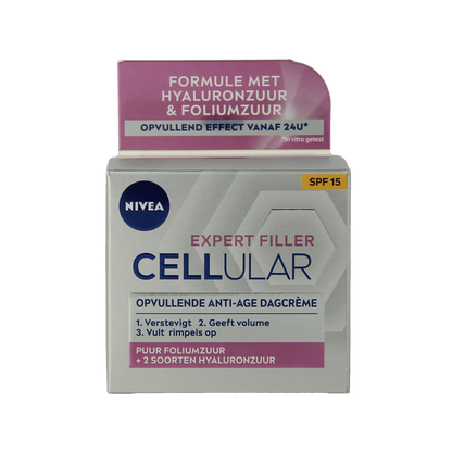 Nivea Cellular expert filler  hyaluronzuur & foliumzuur 50.00 Milliliter